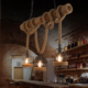 Vintage Hemp Rope 3-Head Pendant Chandelier - Thumbnail Image 2