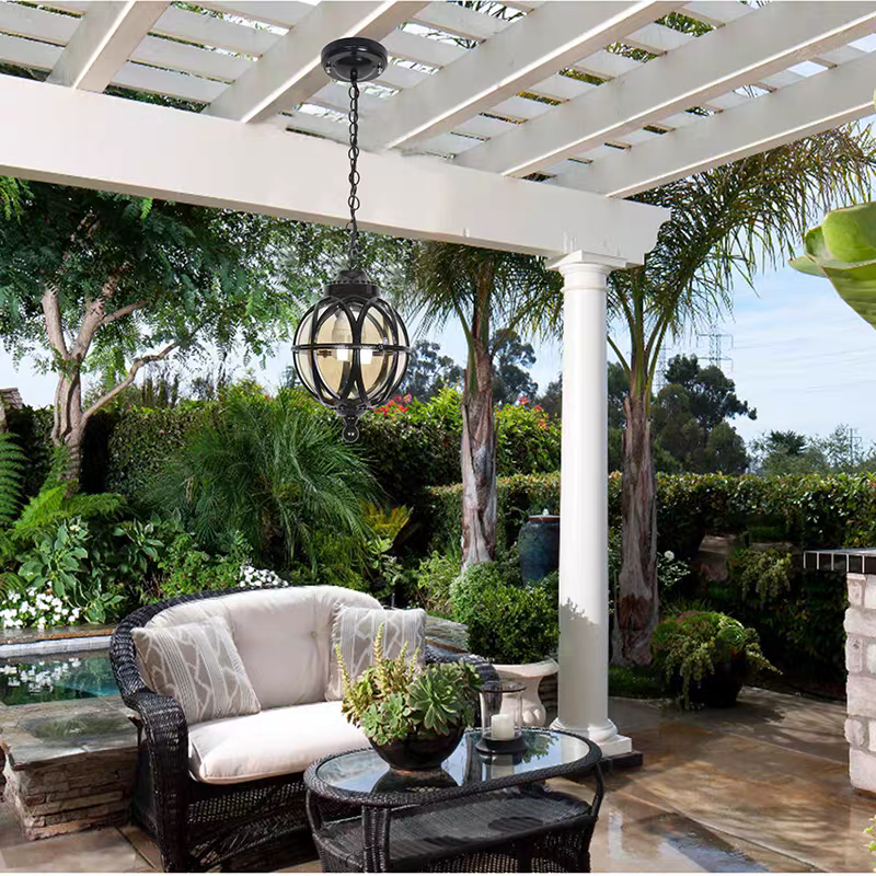 American Outdoor Hanging Lantern – Waterproof & Rust-Resistant Garden Pendant Light - Image 2