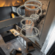 Black 7-Ring LED Luxury Modern Chandelier - Thumbnail Image 2