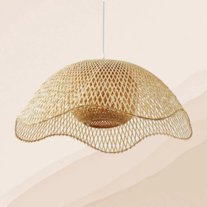 Handcrafted Bamboo Pendant Light Fixture