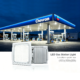 120W IP65 aluminium LED canopy light for petrol stations and commercial outdoor lighting