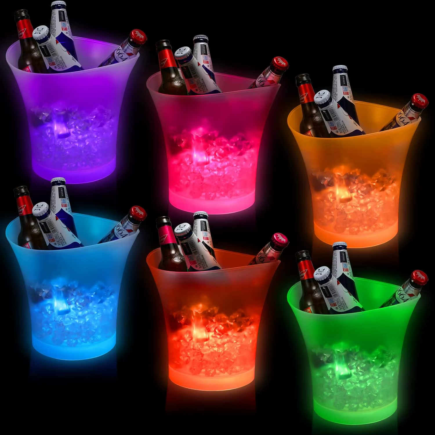 Philips Multi-Colour Changing Rechargeable LED Ice Bucket – Champagne & Wine Cooler - Image 5