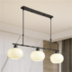 Modern Nordic 3-Globe Glass Ball Pendant Chandelier - Thumbnail Image 2