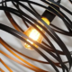 Nordic Mesh Black Pendant Ceiling Light - Thumbnail Image 2
