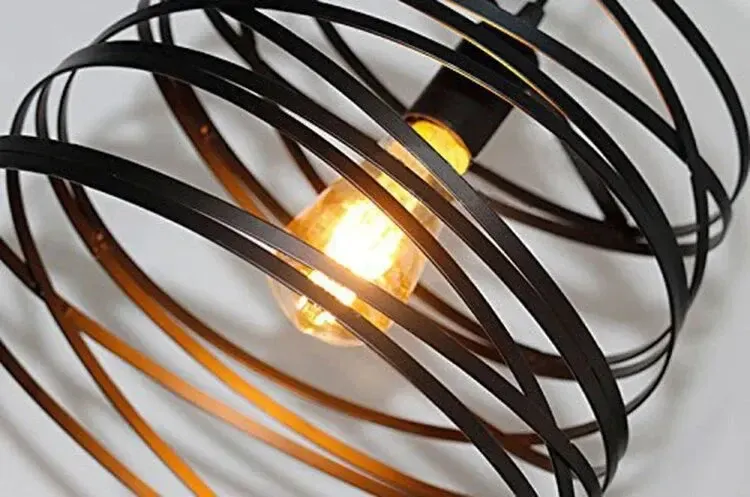 Nordic Mesh Black Pendant Ceiling Light - Image 2