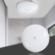 Smart white LED ceiling light with built-in human body motion sensor