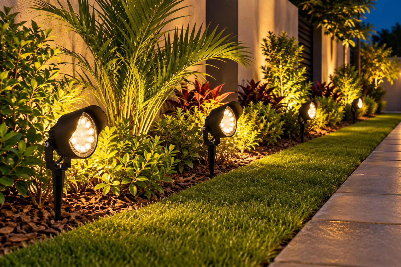 High Power 10W IP65 Waterproof LED Garden Spike Light – CCT - Image 3